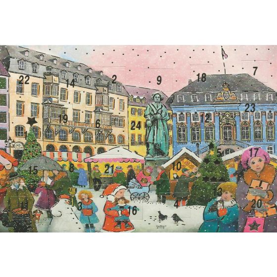 Adventskalenderkarten Bonn 4 Karten 