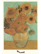 Kunstklappkarte Vincent van Gogh Zwölf Sonnenblumen