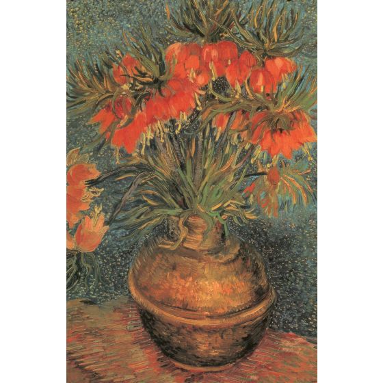 Kunstklappkarte Vincent van Gogh Kaiserkronen in einer Kupfervase