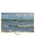 Kunstklappkarte Vincent van Gogh Seenlandschaft bei Les Saintes