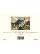 Kunstklappkarte Wassily Kandinsky Studie für Murnau mit Kirche 2 1910