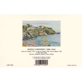 Kunstklappkarte Wassily Kandinsky Bucht von Rapollo 1906