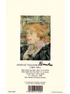 Kunstklappkarte Henri de Toulouse Lautrec Miss Dolly aus dem "Star" in Le Havre