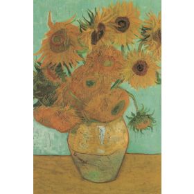 Kunstklappkarte Vincent Van Gogh Zwölf Sonnenblumen...