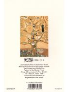 Gustav Klimt Lebensbaum mit Passepartout Kunstklappkarte