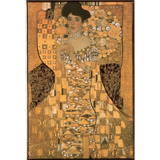 Kunstklappkarte Gustav Klimt Bildnis Adele Bloch-Bauer 1.