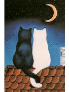 Kunstklappkarte "Katzenliebe"