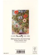 Kunstklappkarte Claude Monet Stilleben mit Anemonen