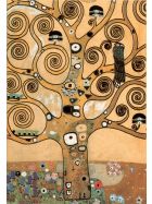 Kunstklappkarte Gustav Klimt Lebensbaum
