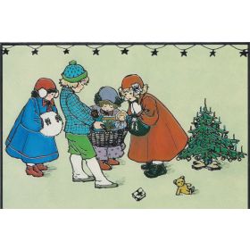 Wunderschöne nostalgische Weihnachtskarten 5 Stück 