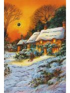 Wunderschöne besinnliche Weihnachtskarten 5 Stück 