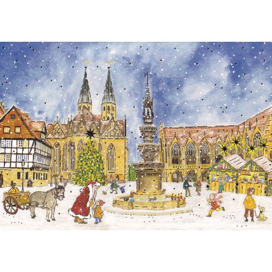 10 Weihnachts-Postkarten Braunschweig