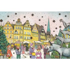 10 Weihnachtspostkarten Bremen 