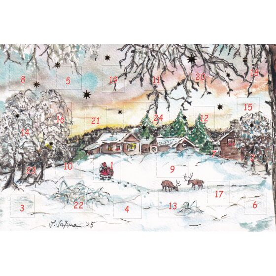 Adventskalenderkarte eigene motiv Nr. 2