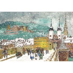 weihnachtskarte-nostalgie-heidelberg-doppelkarte