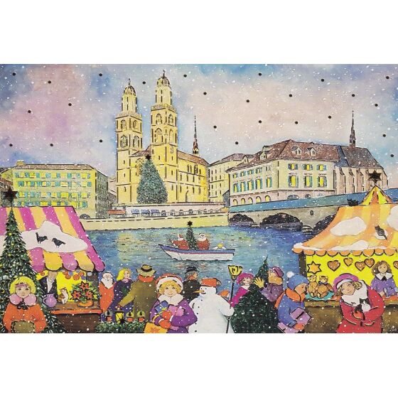 weihnachtskarte-nostalgie-zürich-schweiz-doppelkarte